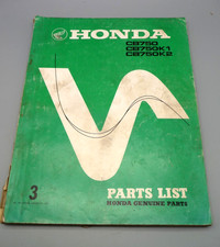 Honda Parts List Teileliste CB750 CB750K1 CB750K2 1976- gebraucht