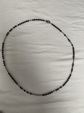 Leonardo Kette Schwarz Silber 95 cm
