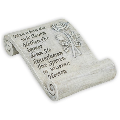 Grabschmuck schriftrolle - grabschmuck,