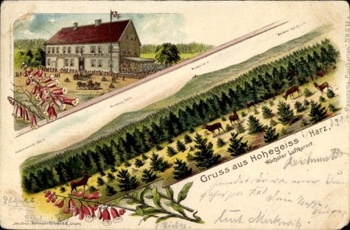 Litho benneckenstein oberharz - benneckenstein,