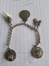 Trachtenschmuck antik 1/2 Mark 2x und 1 Mark 1x , 1915