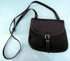 ESPRIT Handtasche braun / grün neuwertig