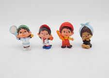 Sekiguchi Monchichi Figuren Tennisspieler, Baseballspieler ... - ca. 5 cm - 1979