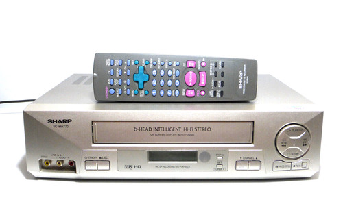 Vhs videorecorder sharp - vhs,