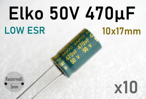 470uf 50v elektrolyt - 50v,