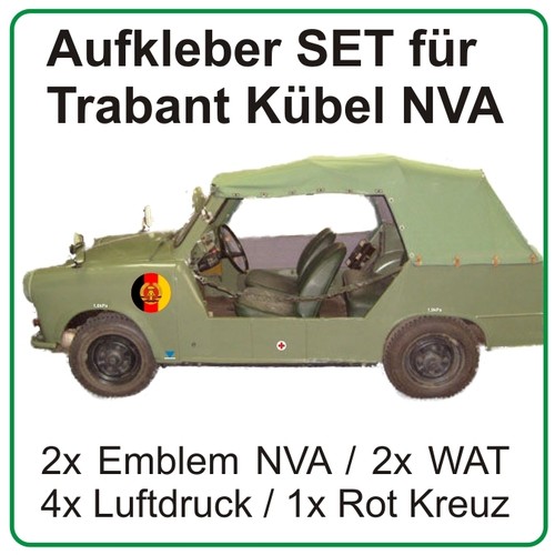 Aufkleber set für - aufkleber, trabant