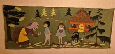 Wandbehang aus Filz - Handarbeit  - Hänsel und Gretel