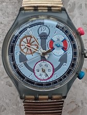 Swatch Chrono Power Steel Flex