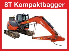 Kubota 8T Kleinbagger Bagger Minibagger Kompaktbagger Kleinstbagger