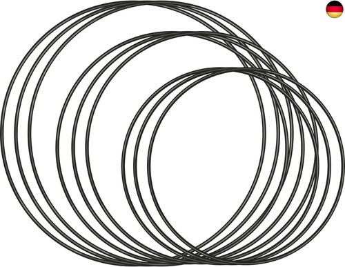 Metallring deko ring 9stk - metallring,