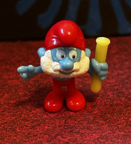 Papa schlumpf figur - Ü, ei,