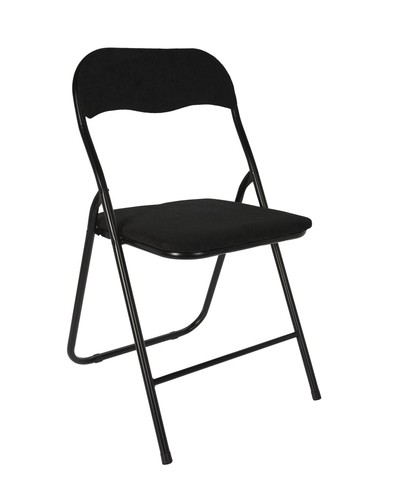 Metall klappstuhl gepolstert - metall,