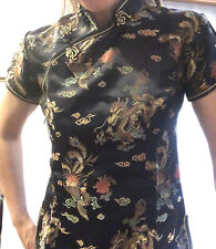 Seiden Bluse Gr.36 chineseisches Design Top