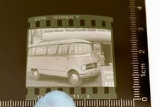 tolles altes Negativ - Oldtimer Transporter  Mercedes O 319  - 50er Jahre 