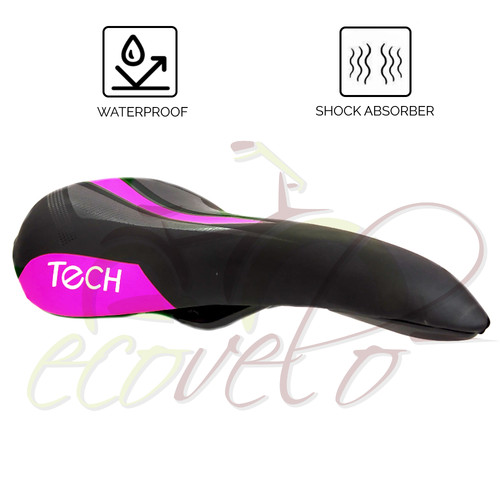 Schwarze fuchsia damen - damen, fahrrad
