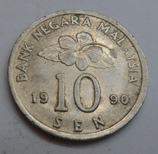Malaysia 10 Sen, 1990 ## K-4A
