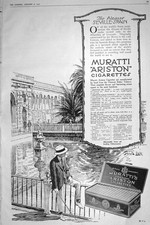 Antiker Druck 1921 Werbung