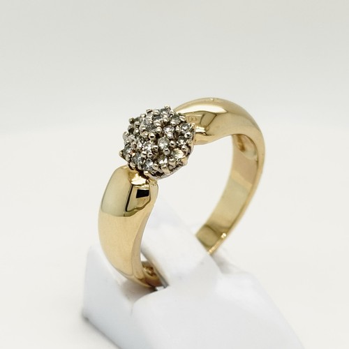 14k 585 bicolor gold ring - 14k, rs