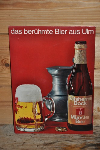 Altes brauereischild ulmer - altes, brauereischild,ulmer