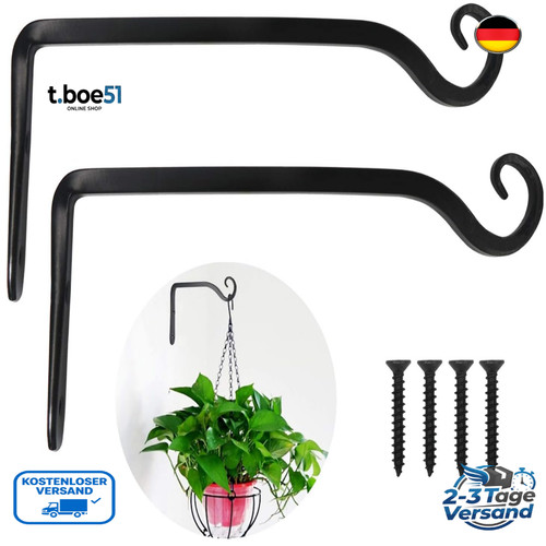 Pflanzenhalterung eisen 25cm - pflanzenhalterung,