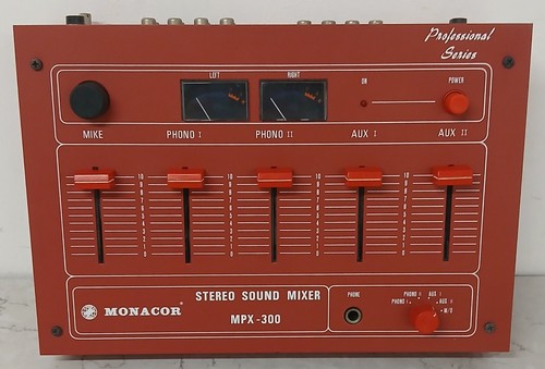 Monacor mpx 300 stereo - stereo, sound