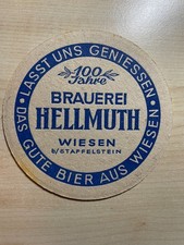 alter Bierdeckel Hellmuth Wiesen - Bad Staffelstein