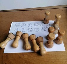 Stempel Holzstempel Motivstempel Tiere Tiermotiv Design Basteln Dekoration 