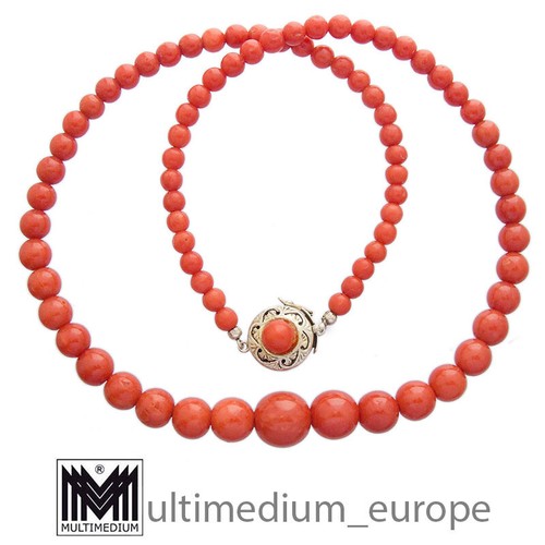 Rote antike art deco korallen - rote,