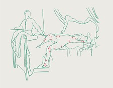 Shuzo Azuchi Gulliver, Fluxus, großformatige Serigraphie, signiert