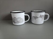 🥾 Emaille-Tassen Allgäu 🐄⛰️ | Eren Karaman Design | Kühe + Dreigestirn