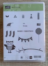 Stampin up Stempel Owl Occasions, Eule, Party, Weihnachten 