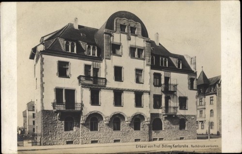 Jugendstil karlsruhe in - jugendstil, ak