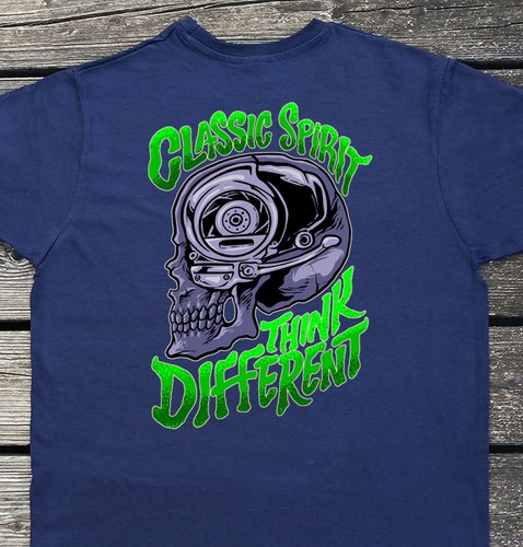 Shirt mit scooter print - print, für