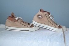 CONVERSE CHUCKS High Double Layer, beige braun, Gr. 5 UNISEX