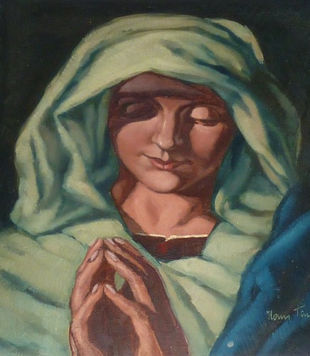 Betende maria magdalena mit - betende,