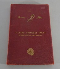 Owner´s Manual / Handbook Vanden Plas 3 Litre Princess MK. II from 04/1962