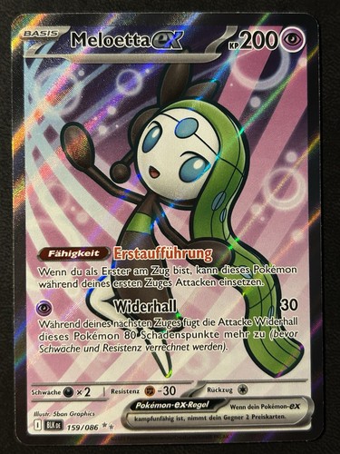 Pokemon meloetta 159 - pokemon, ex