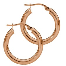 Damen Creolen 9 kt Rotgold