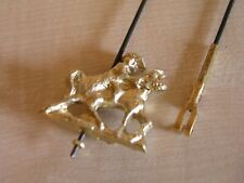 Schöner Reiterpendel  Zaanse Clock Pendulum Schippertje Frisenuhr Doppelhaken