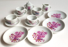 Hasbro My little Pony Puppengeschirr 2007 Porzellan Keramik Puppenstube