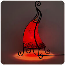 Orientalische Marokkanische Stehlampe Leder Lampe Hennalampe Lederleuchte Coq 