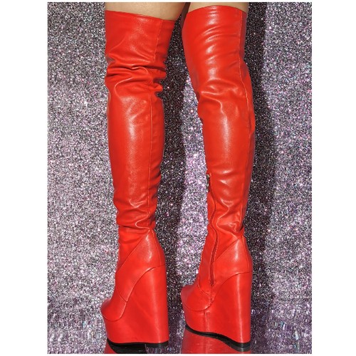 Damen over knee schenkelhoch - over,