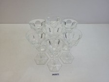 7x Wein-Gläser Glas alt antik