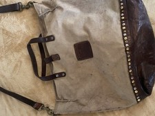 CAMPOMAGGI TASCHE LEDER CANVAS