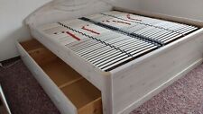 Doppelbett 185 Cm X 205 Cm Mit Bettkästen und Lattenroste