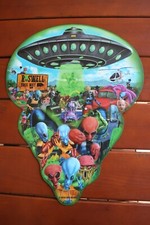 US Schild: Roswell Alien Head