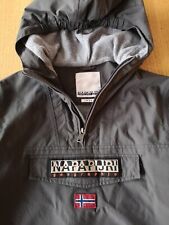 Jacke Napapijri Rainforest Gr. 158/164 (14 Jahre) anthrazit mit Kapuze