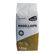 (2,30€/kg) Modellgips 1,5 kg weiß Krone-Gips zum Modellieren und Gießen
