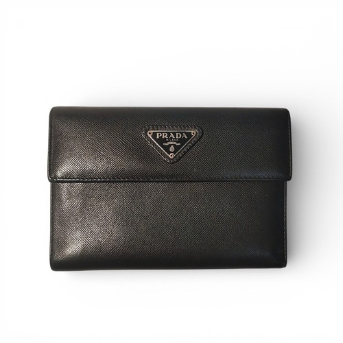Prada trifold wallet schwarz - prada,