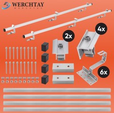 PV Photovoltaik Solarpanel Halterung 2er Montage Set Ziegeldach Befestigung